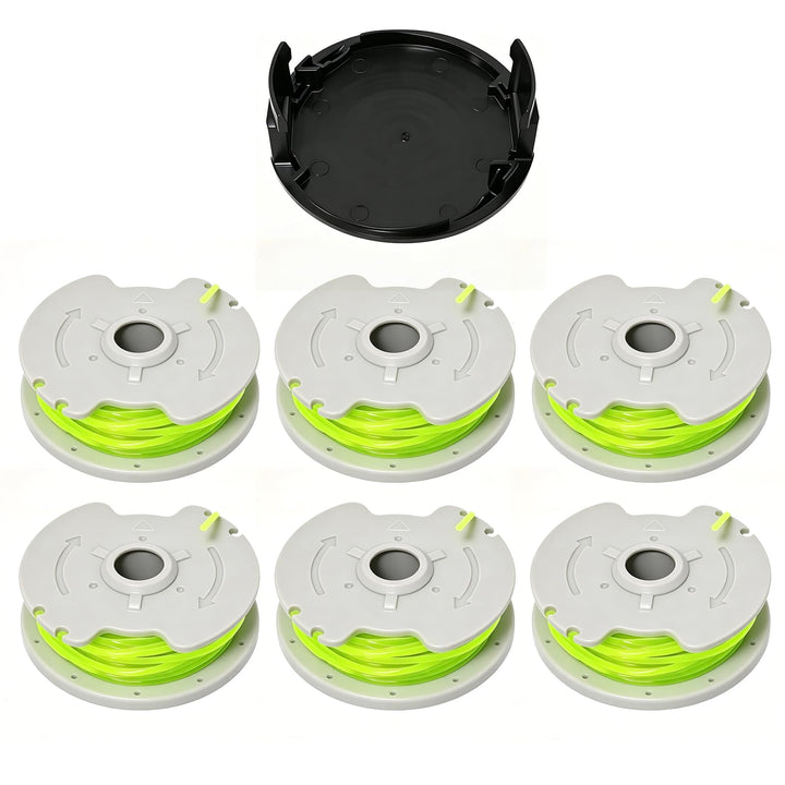Auto-feed replacement spools with cap