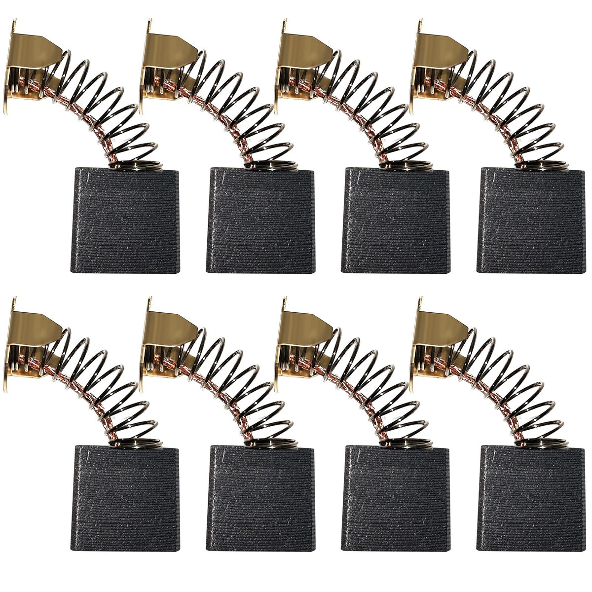 Replacement carbon brush set for an angle grinder