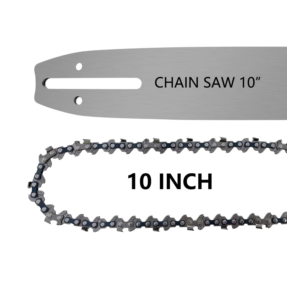 10" Pole Saw Bar & Chain for Greenworks PS80L00 & Kobalt KPS 1081-06