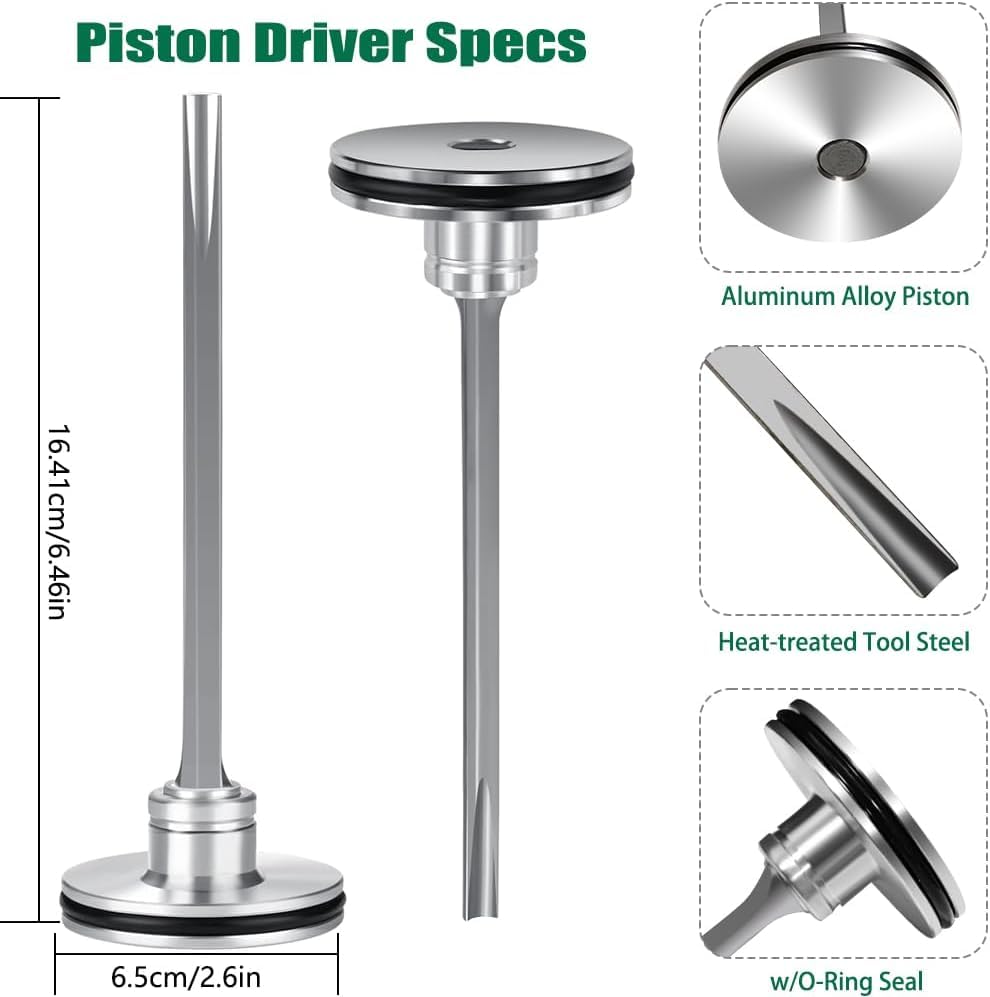 Piston d'entraînement 877323 pour cloueuse Hitachi NR83A5 NR83A2, paquet de 2