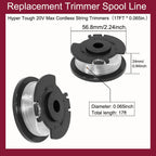 Bobinas HT21-401-003-02 para Hyper Tough 20V y LawnMaster, paquete de 6