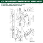 Piston d'entraînement 877323 pour cloueuse de charpente Hitachi NR83A5 NR83A2 NR83A3