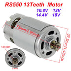 RS-550VC-8518 12V Drill Motor for Bosch PS31 PS21 Drill/Driver