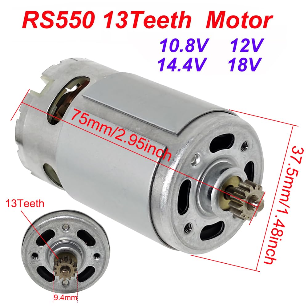 RS-550VC-8518 12V Drill Motor for Bosch PS31 PS21 Drill/Driver