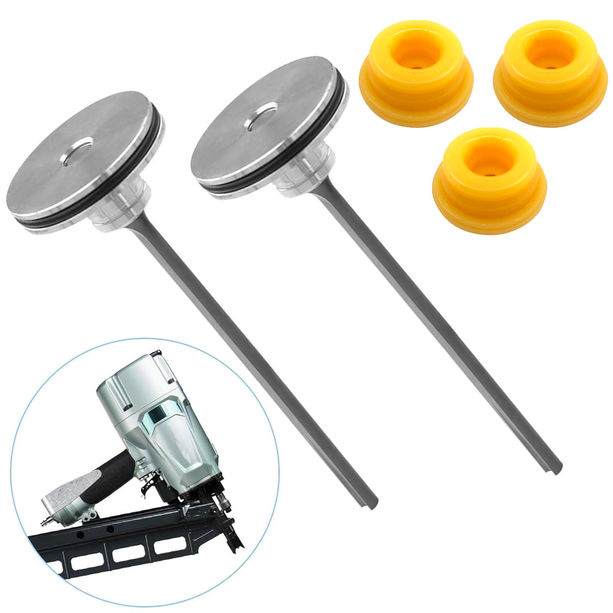 877323 Piston Driver for Hitachi NR83A5 NR83A2 Framing Nailer, 2-Pack