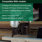 Pistón impulsor 888-033 para clavadora de bobina Hitachi NV90AG, paquete de 2