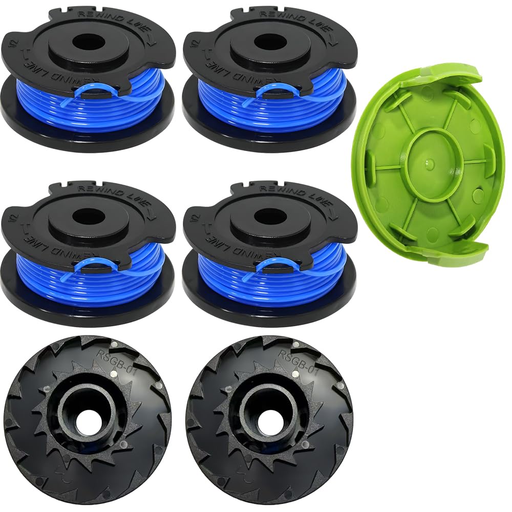 Bobinas para recortadora Greenworks 21332 y Craftsman C3 74381, paquete de 6
