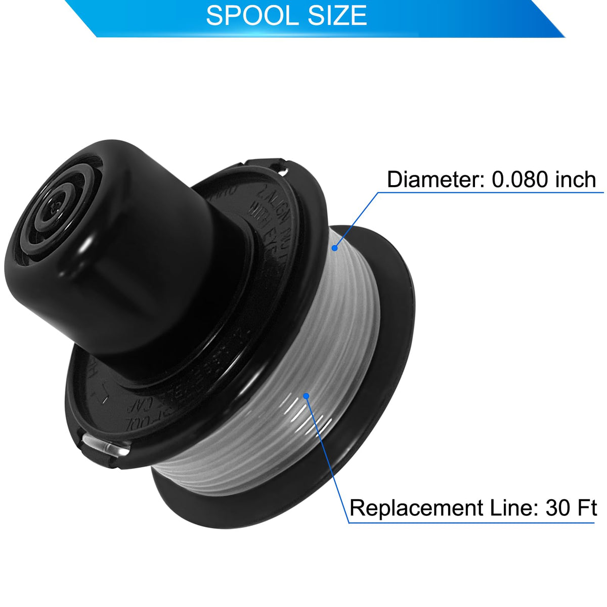 RS-136 Spool for Black+Decker ST4500 ST1000 ST6800 Trimmer
