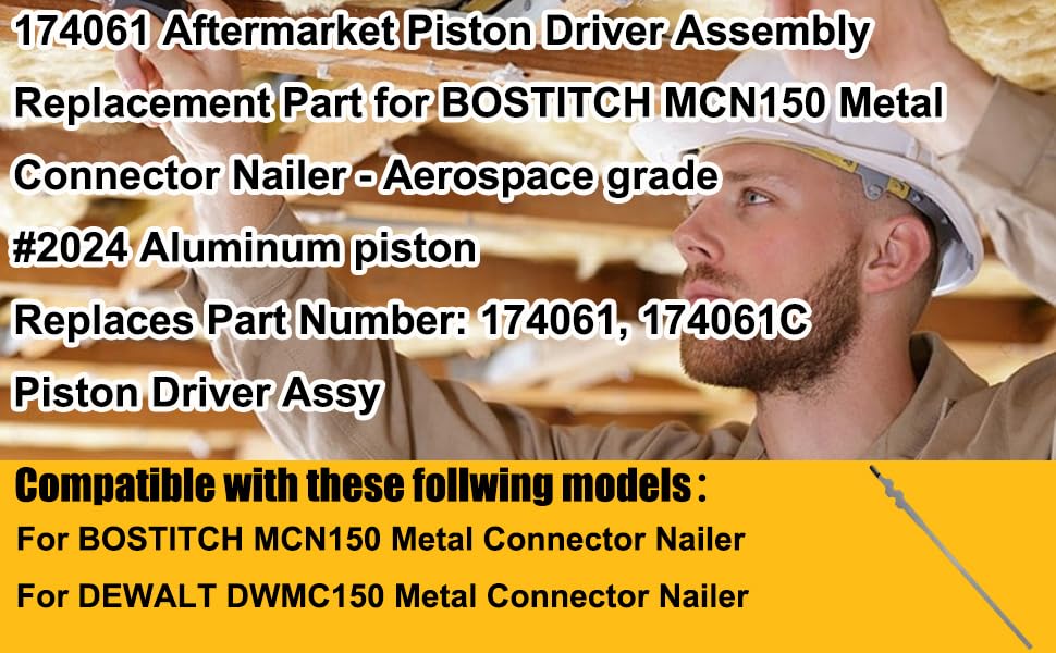 N446582 Piston Driver Blade for DeWalt DCN660 DCN662 Finish Nailer