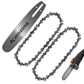 Espada de podadora 8 pulg. y 3 cadenas para Sun Joe SWJ800E SWJ802E, WEN 4019