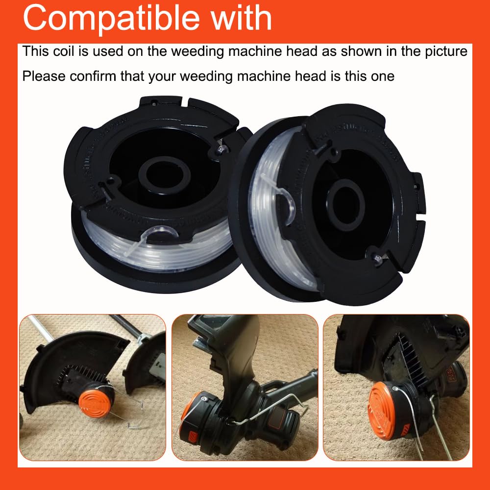 5 AF1003ZP Spools + Cap & Spring for Black+Decker BESTA510 LSTE525