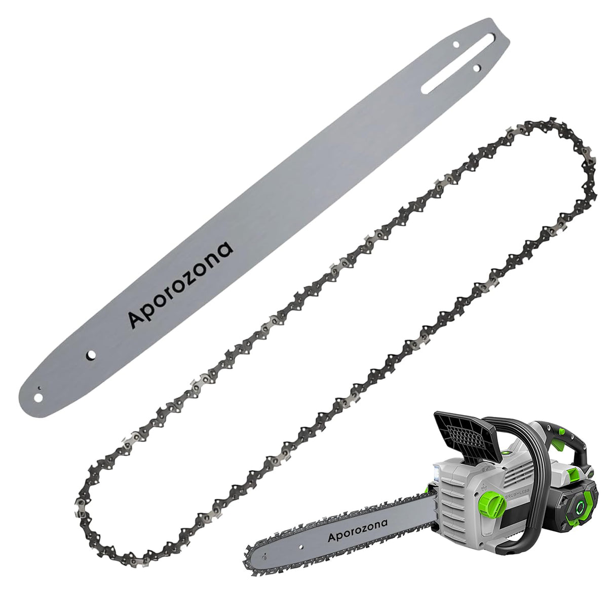 18" Chainsaw Bar AG1800 for EGO CS1800 CS1804 & Ryobi RY3818, 62DL
