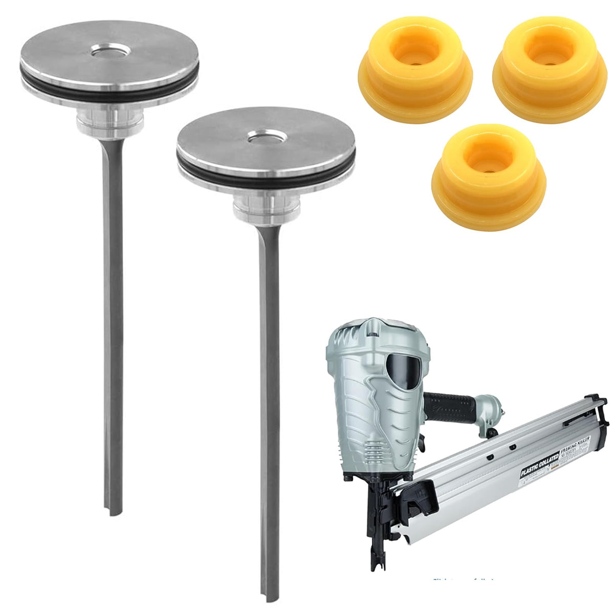 877323 Piston Driver for Hitachi NR83A5 NR83A2 Framing Nailer, 2-Pack