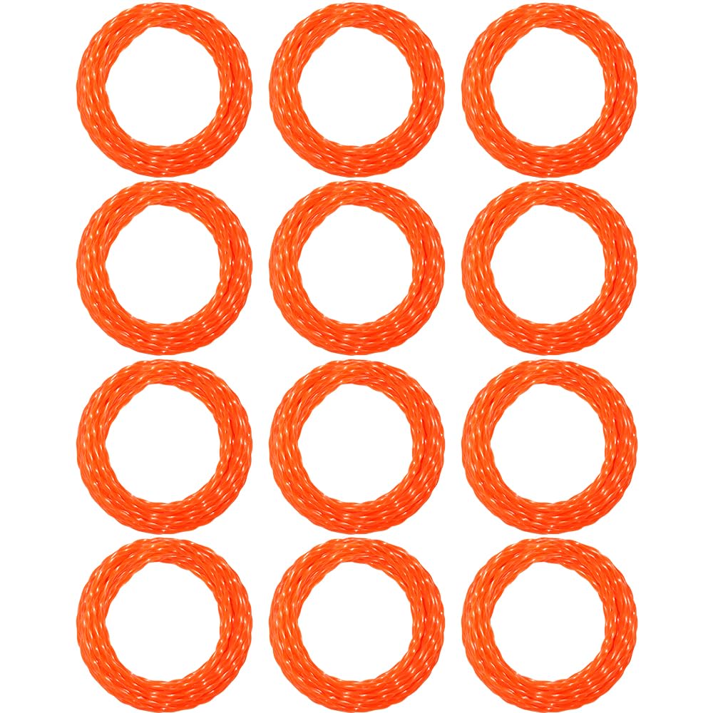.095" Pre-Cut Trimmer Line for Toro 51830 51836 Trimmer, 12-Pack
