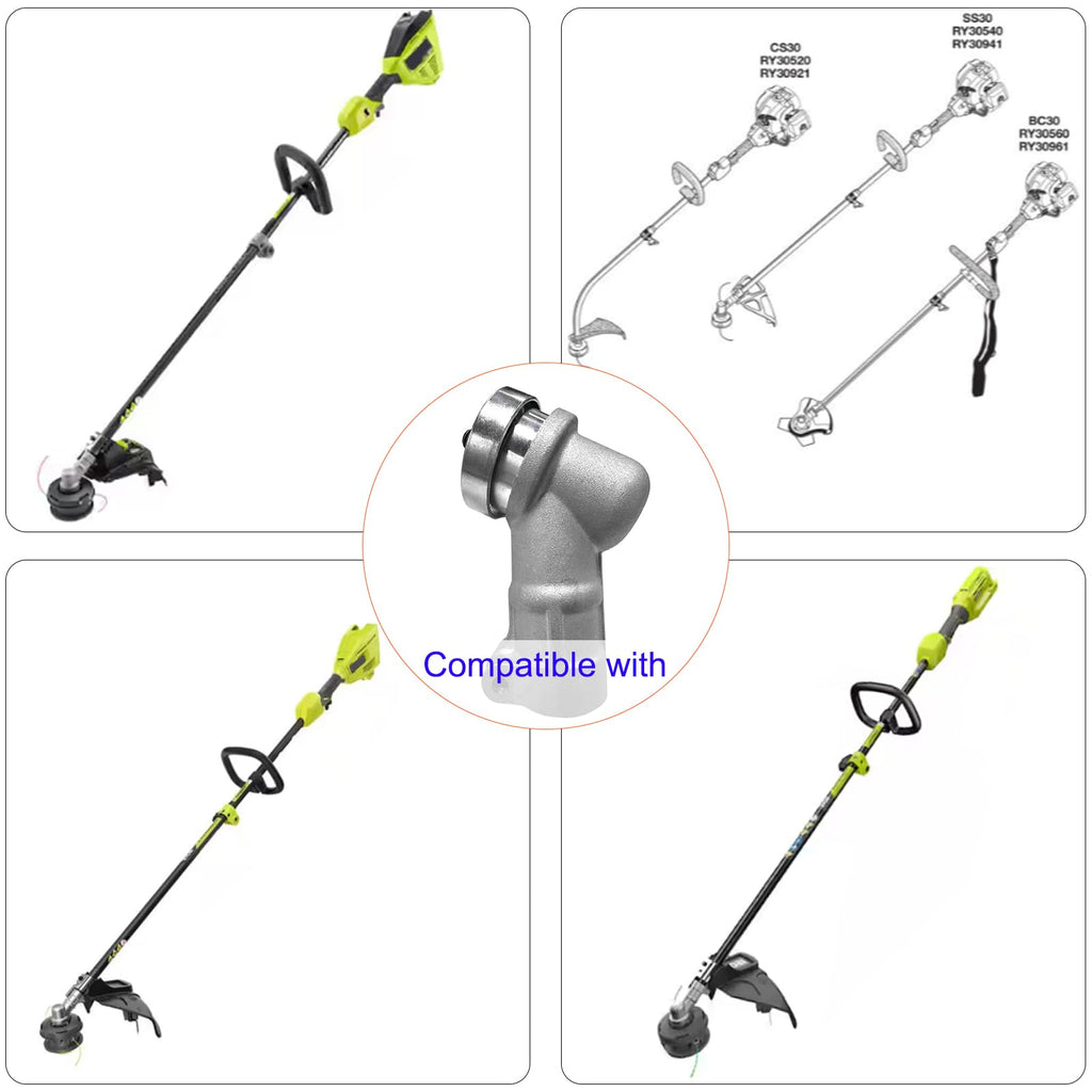 Cabezal de engranajes 308210008 para recortadora Toro 51978 51954 y Ryobi RY253SS