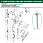 Ensemble piston 884-330 pour cloueuse Hitachi NT65MA2 NT65MA3