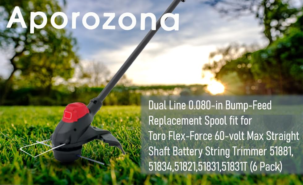 88616 Dual Line Spool for Toro 60V 51831 51834 Trimmer