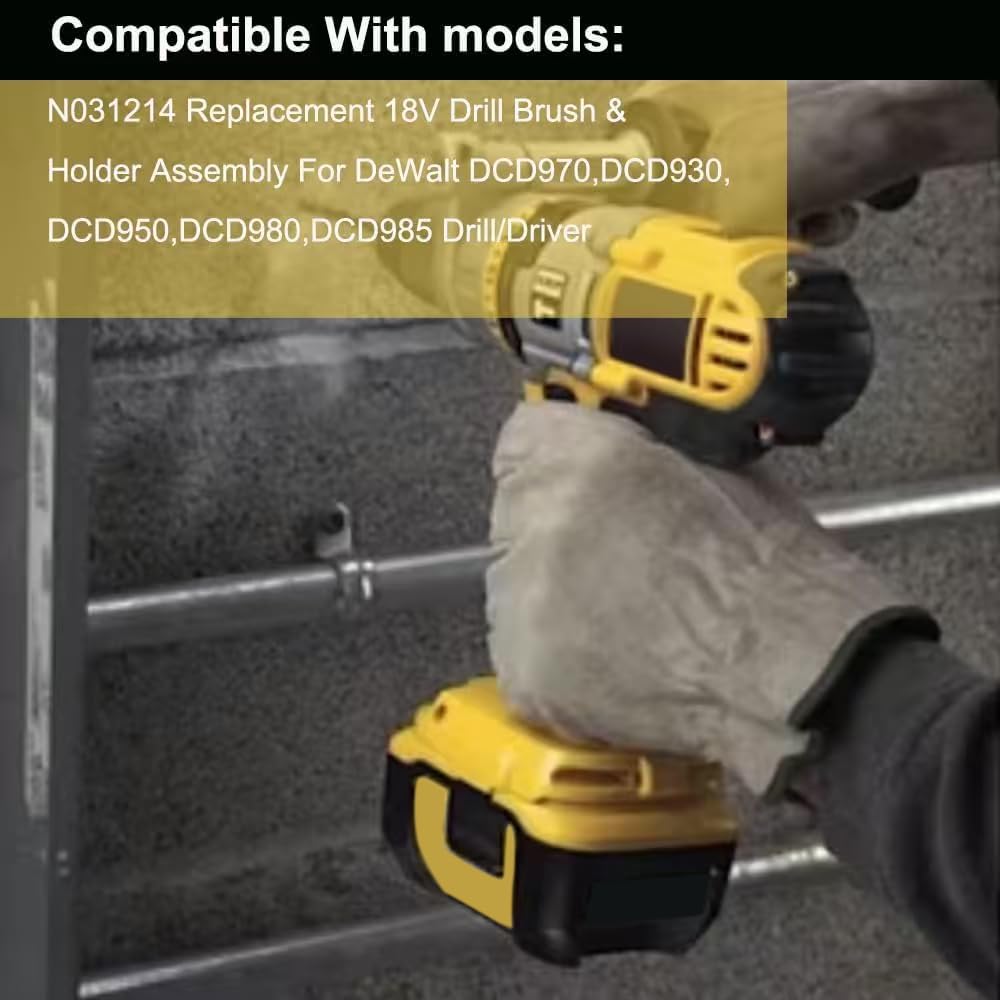 N031214 Brush Holder Assembly for DeWalt DCD985 DCD980 Hammer Drill