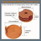 WA0007 Trimmer Spool for Worx WG173 WG183 String Trimmer