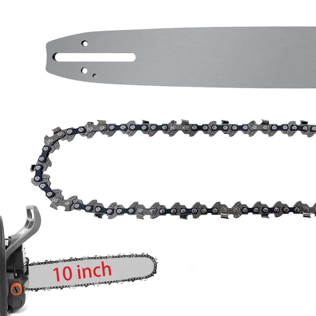 Espada y cadena de podadora 10 pulg. para Greenworks PS80L00 y Kobalt KPS 1081-06
