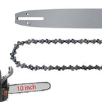 Espada y cadena de podadora 10 pulg. para Greenworks PS80L00 y Kobalt KPS 1081-06