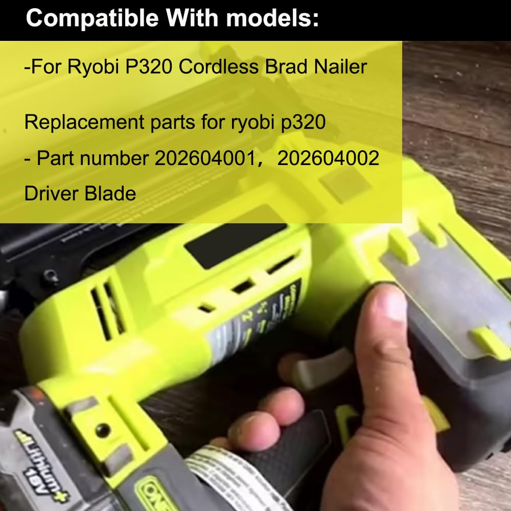 202604002 Piston Driver Assembly for Ryobi P321 P320 Brad Nailer