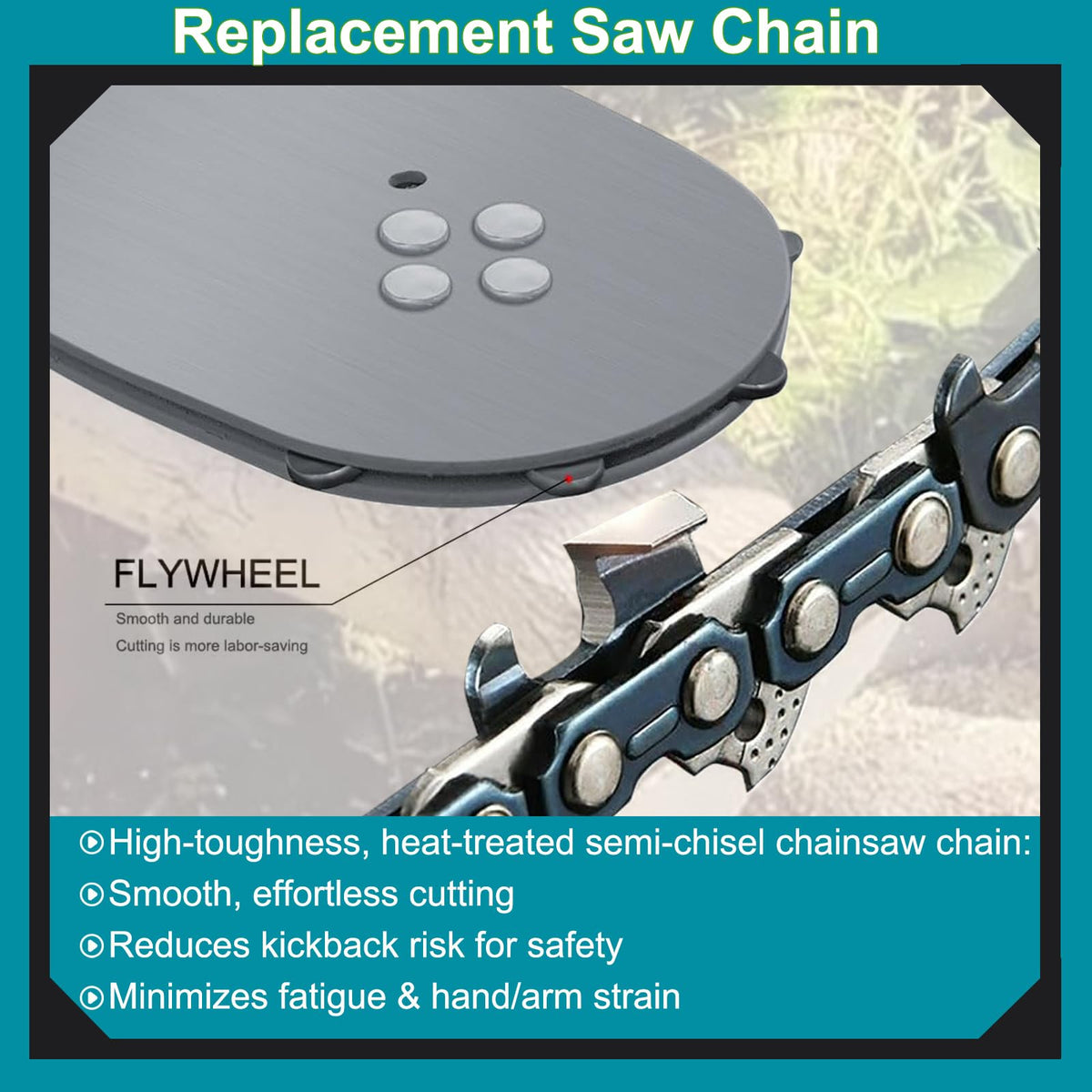 T-05907 6" Saw Chain for Makita XCU14 Pruning Saw (.325 LP .043 32DL)