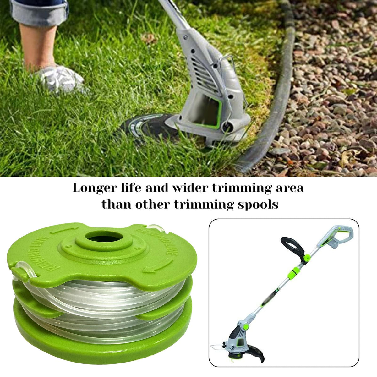 Spool for Scotts ST00213S & Earthwise ST00011 Corded Trimmer
