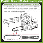 Espada y cadena de podadora 10 pulg. para Sun Joe SWJ803E SWJ807E, Worx WG309