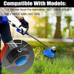 Bobina T25 e hilo 0,080 pulg. para recortadora Husqvarna 128LD 128CD 130L