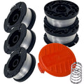 5 AF1003ZP Spools + Cap & Spring for Black+Decker BESTA510 LSTE525