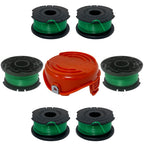 Bobina SF-080 para Black+Decker GH3000 LST540, paquete de 6 + tapa