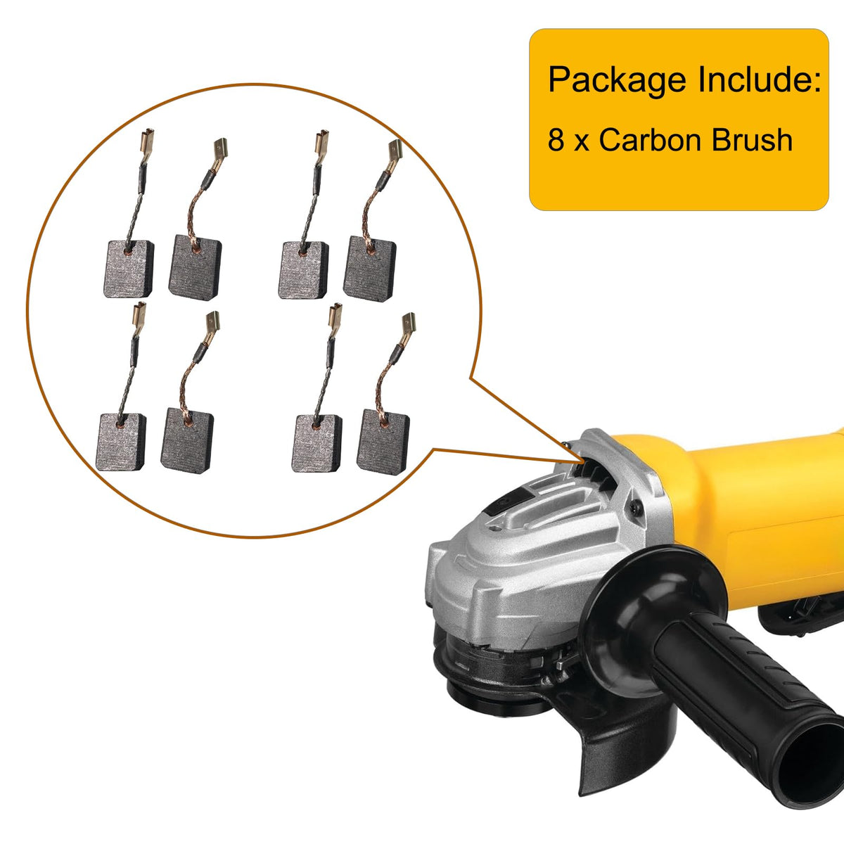 N257540 Carbon Brushes for DeWalt DWE402 DWE4214 Angle Grinder