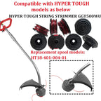 Bobina de hilo 0,065 pulg. para recortadora Hyper Tough HT21-401-002-04 13 pulg.