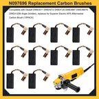 N097696 Carbon Brushes for DeWalt DWE4011 DWE4120 Grinder, 10-Pack