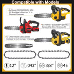 Guide et chaîne 12 po pour DeWalt DCCS620 et Craftsman CMCCS620