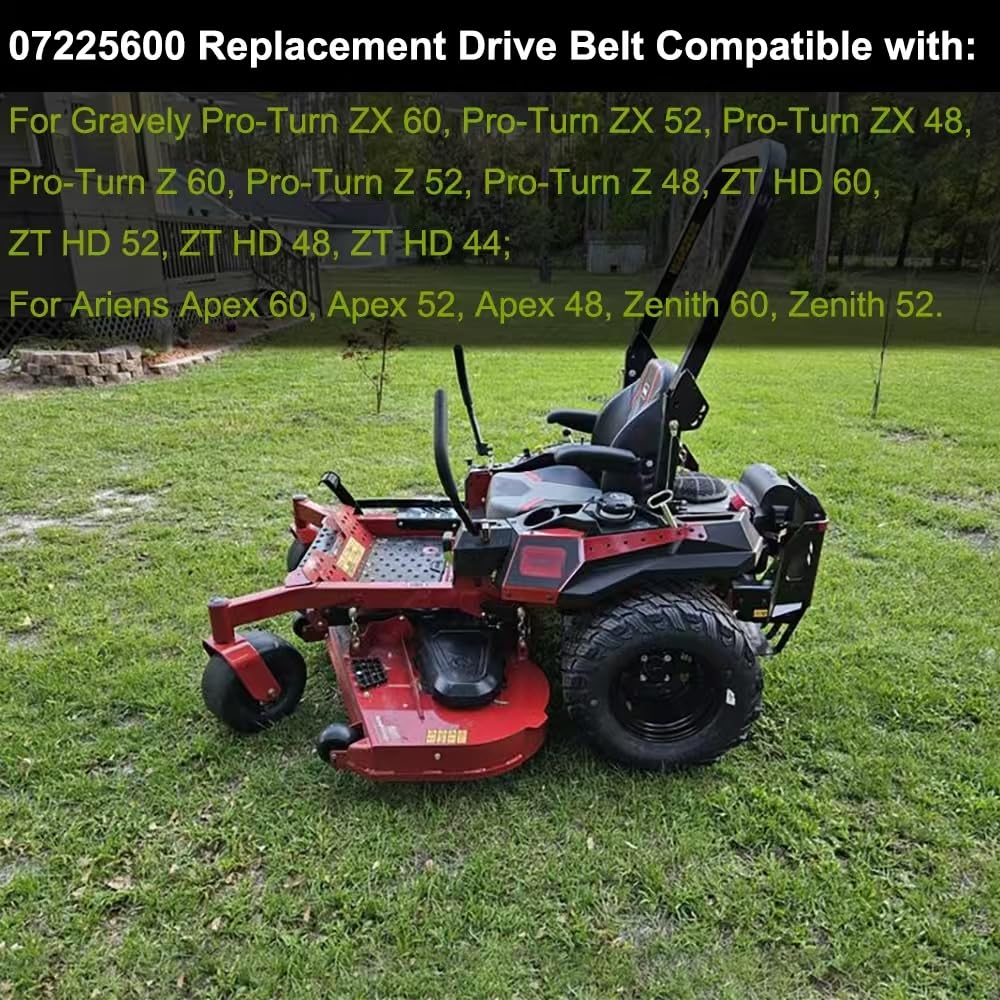 07225600 V-Belt 1/2" x 73" for Ariens APEX & Zenith Zero-Turn Mower