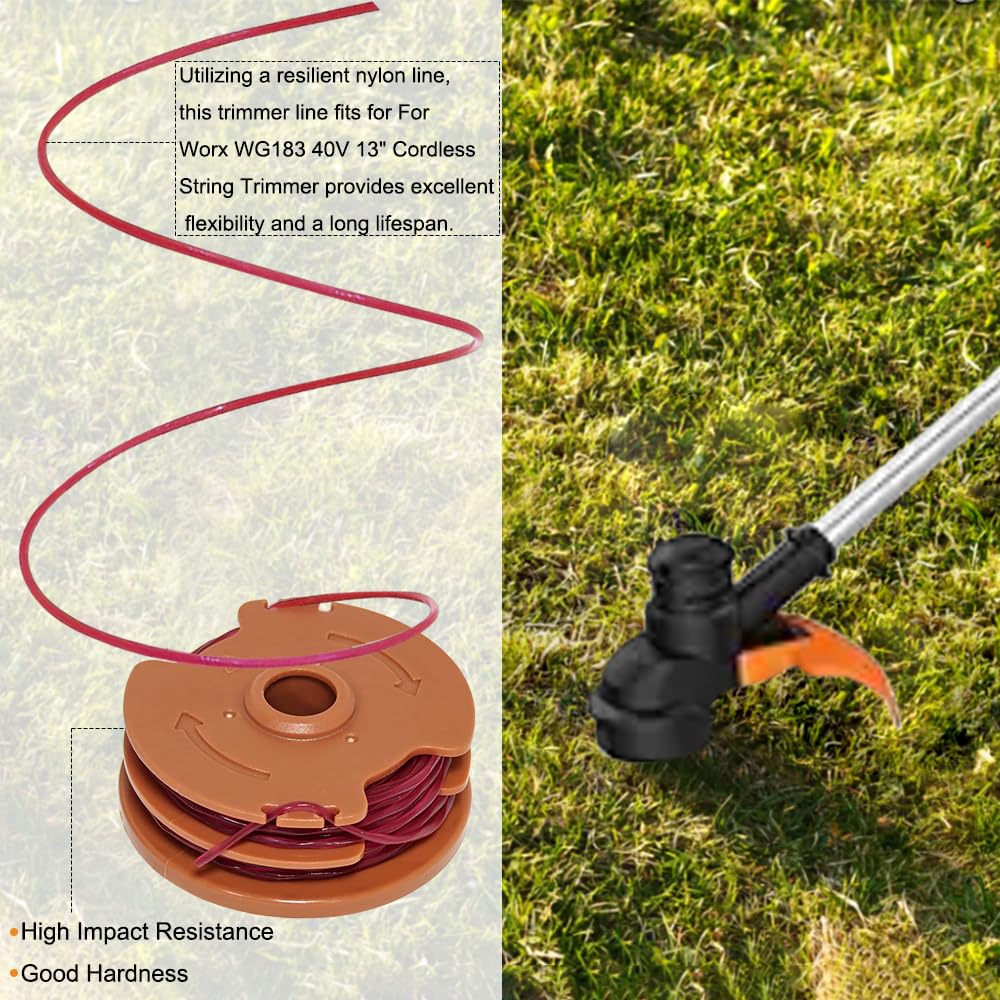 WA0007 Trimmer Spool for Worx WG173 WG183 String Trimmer