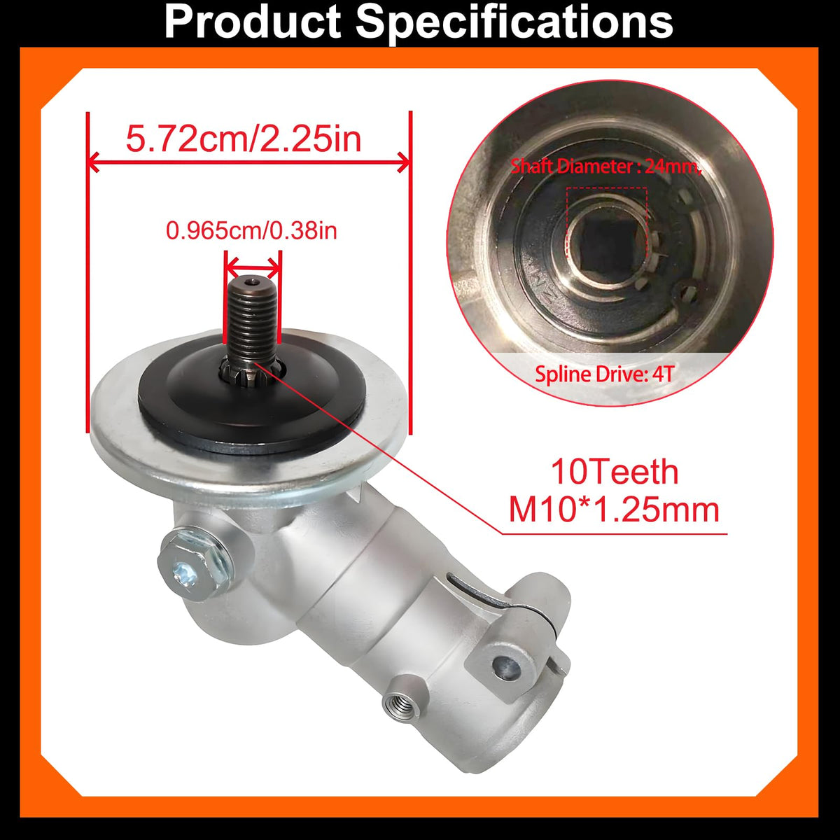 530096295 Gearbox for Husqvarna 128LD 125LDX 129R Trimmer