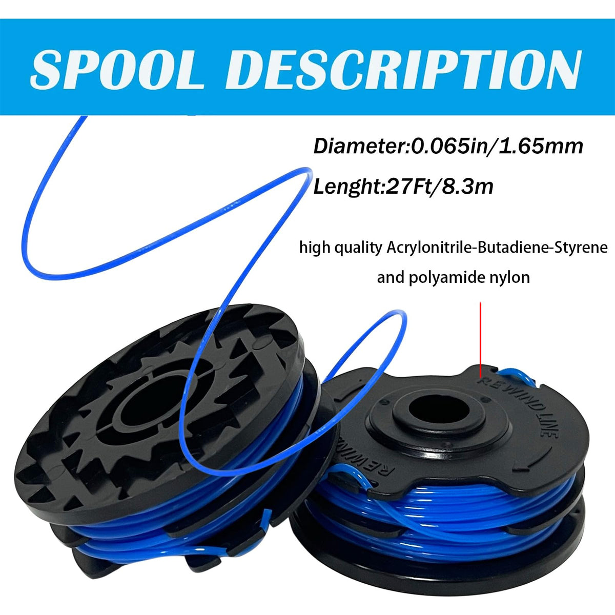 88512 Dual Line Spool for Toro 51480 14" Trimmer/Edger