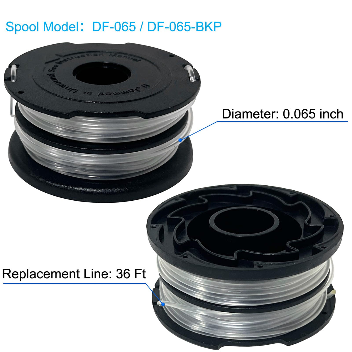 DF-065 Spool for Black+Decker GH700 GH710 GH750 Trimmer/Edger