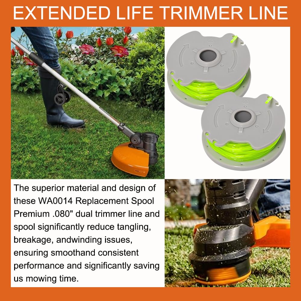 WA0014 Spool for Worx WG184 WG168 WG190 String Trimmer