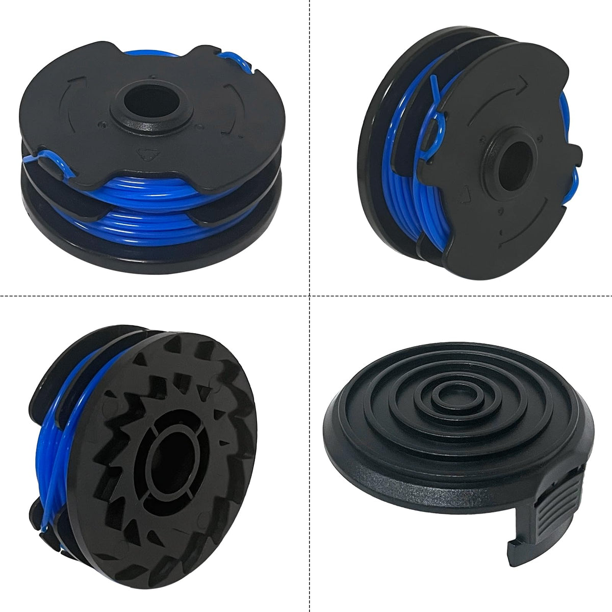 Replacement Spool & Cap for Bauer 20115E-B String Trimmer