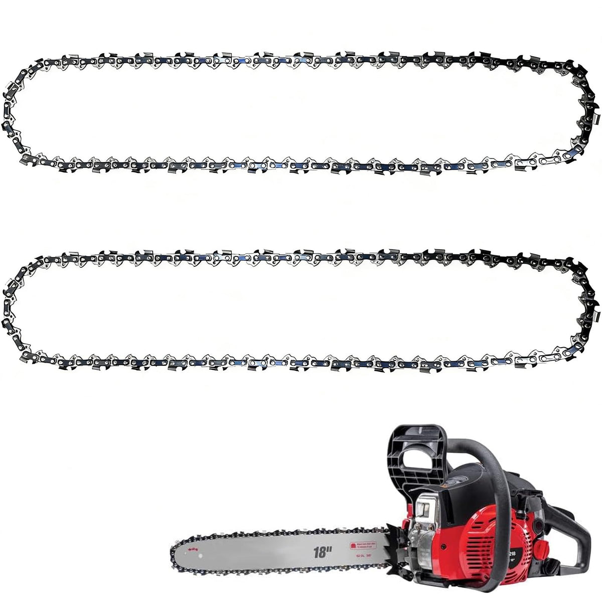 18" Chainsaw Chain for Troy-Bilt TB4218 TB4218XP Gas Chainsaw