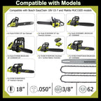 Espada de motosierra 18 pulg. para EGO CS1800 CS1803, Ryobi RY3818, Craftsman S1800