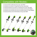.080" Spools for Greenworks Pro 60V ST60V ST60L210 Trimmer, 6-Pack