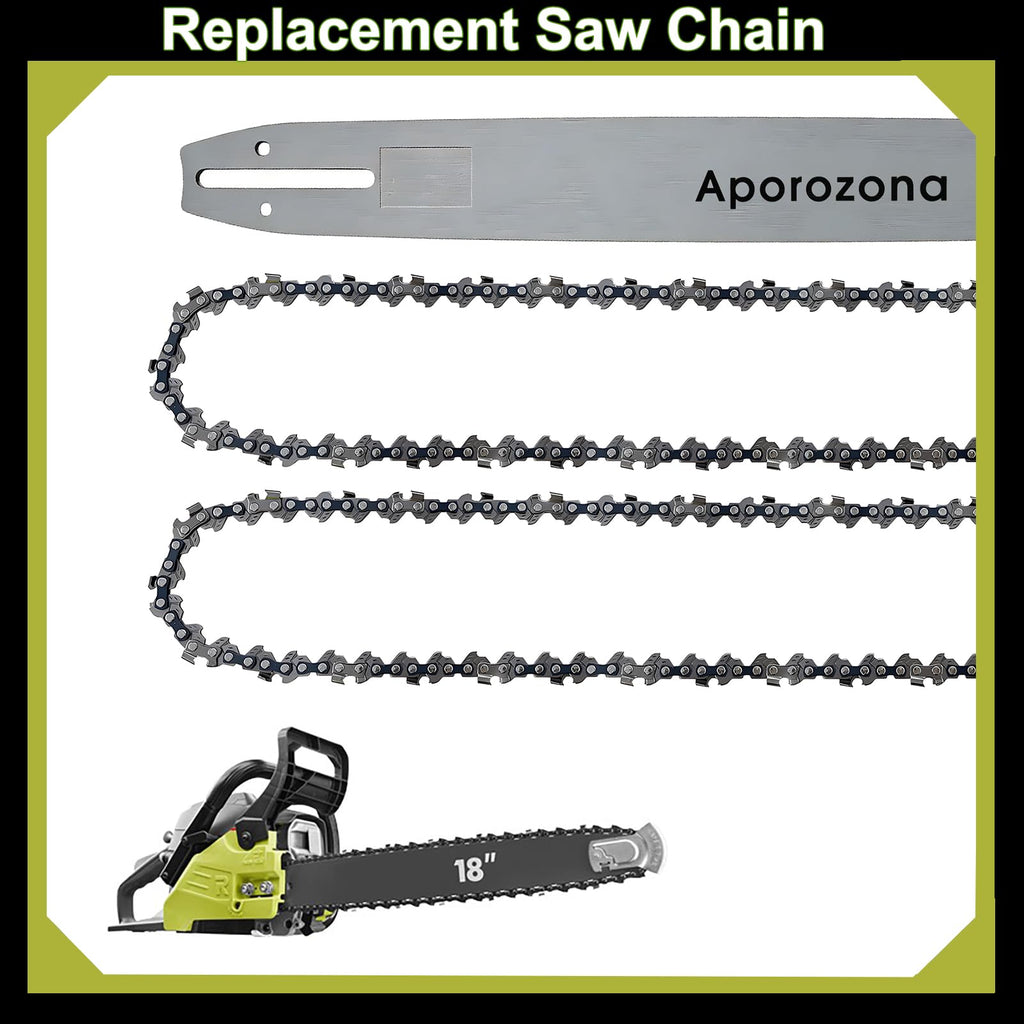 Espada de motosierra 18 pulg. para EGO CS1800 CS1803, Ryobi RY3818, Craftsman S1800