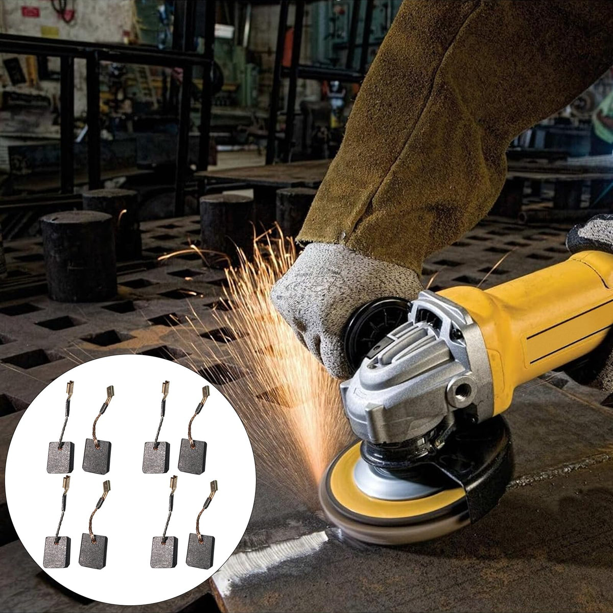 N257540 Carbon Brushes for DeWalt DWE402 DWE4214 Angle Grinder
